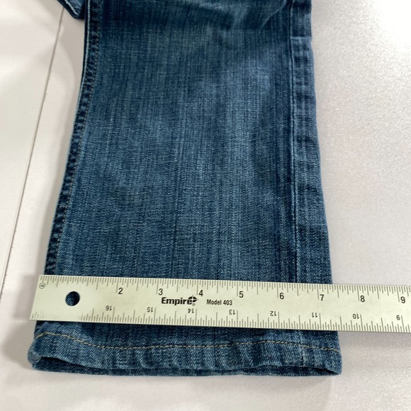 Hudson Jeans Mens 32x29 Blue Byron Five Pocket Straight Denim Dark Wash Stretch - Picture 10 of 11